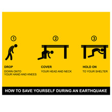 Set Of Infographic Elements, Earthquake