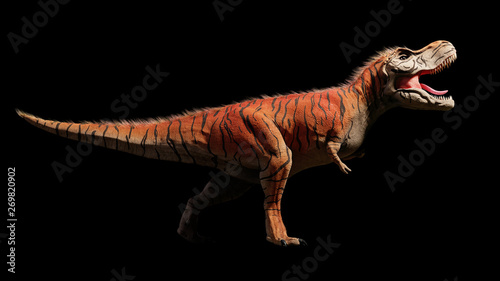 Fotomural Tyrannosaurus rex, T-rex dinosaur from the Jurassic period (3d dino rendering is
