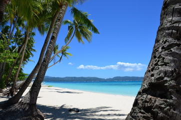 Boracay beach in Philippines