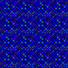 Poster - Geometrical diagonal square pattern background - abstract vector design from squares