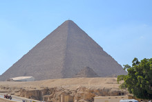 Tourists Near Pyramids