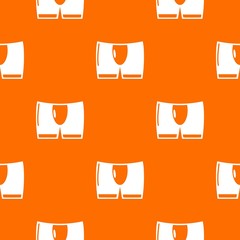 Wall Mural - Men brief pattern vector orange for any web design best