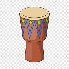 Poster - Ethnic drum icon. Cartoon illustration of ethnic drum vector icon for web
