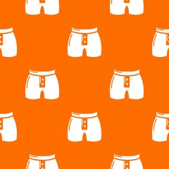 Poster - Men brief fashion pattern vector orange for any web design best