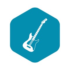 Poster - Acoustic guitar icon. Simple illustration of acoustic guitar vector icon for web