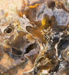 Poster - Colorful Agate. Natural textures and minerals for background. Natural stone agate surfaces, backgrounds and wallpapers.