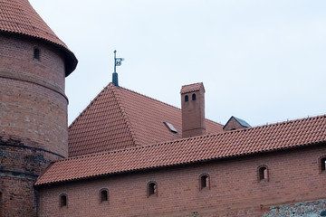 Wall Mural - red brick tower