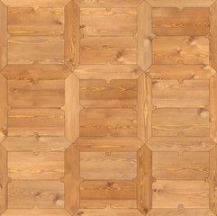 Classic pattern parquet of natural wood seamless texture