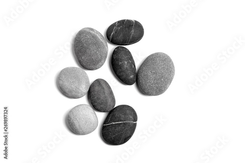 Fotomural Scattered sea pebbles