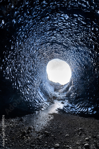 Fotografía Crystal Blue Ice Cave Skaftafell