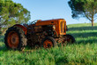 © bongiozzo - Old tractor in a field, Tuscany, Italy, agriculture