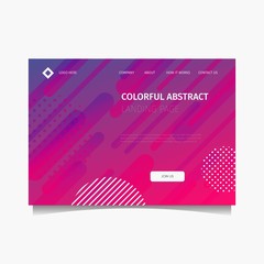 Wall Mural - COLORFUL ABSTRACT LANDING PAGES