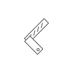 Aufkleber - Carpentry, square line vector icon