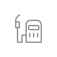 Aufkleber - Gas, fuel line vector icon. Element of pollution icon