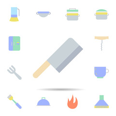 Poster - Kitchen, cleaver icon. Universal set of Kitchen for website design and development, app development