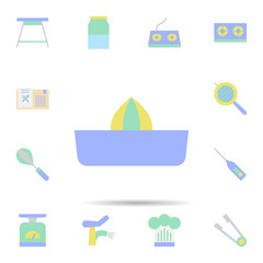 Poster - Kitchen, squeezer icon. Universal set of Kitchen for website design and development, app development
