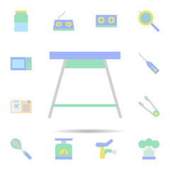 Poster - Kitchen, stool icon. Universal set of Kitchen for website design and development, app development