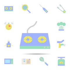Poster - Kitchen, stove icon. Universal set of Kitchen for website design and development, app development