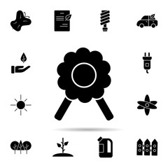 Poster - Badge, certification, medal icon. Universal set of ecology for website design and development, app development