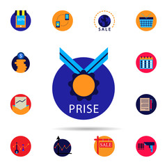 Poster - Discount, cup, medal icon. Universal set of discount for website design and development, app development