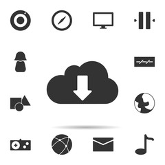 Aufkleber - cloud computing icon. Universal set of web for website design and development, app development