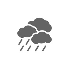 Poster - Cloud, rain, weather icon. Element of weather sign icon