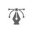 © Jamila - Anchor, pen, tool icon. Element of materia flat tools icon
