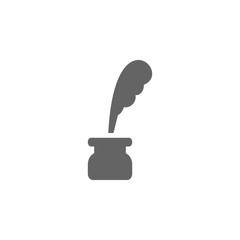 Poster - Classic, ink icon. Element of materia flat tools icon