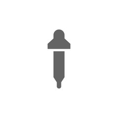 Poster - Dropper, pipette, tool icon. Element of materia flat tools icon