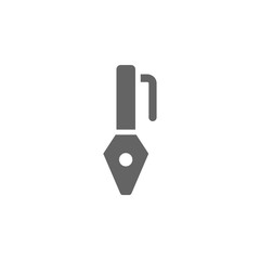 Poster - Ink, pen, tool icon. Element of materia flat tools icon