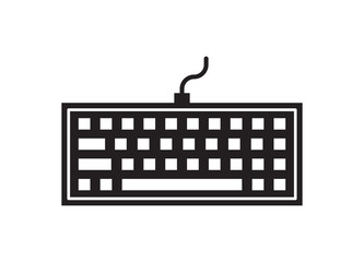 Wall Mural - Keyboard icon vector