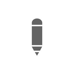 Poster - Pencil, crayon icon. Element of materia flat tools icon