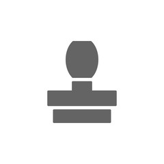Poster - Ink pad  icon. Element of materia flat tools icon