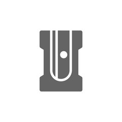 Poster - Sharpener icon. Element of materia flat tools icon