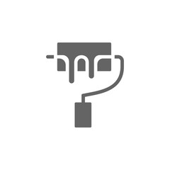 Poster - Paint icon. Element of materia flat tools icon