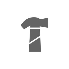 Poster - Hammer icon. Element of materia flat tools icon