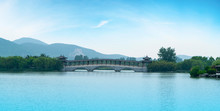 Landscape Architecture And Natural Landscape Of Yunlong Lake In Xuzhou..