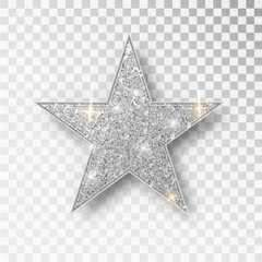 Wall Mural - gold glitter vector star. golden sparkle luxury design element. vector particles.