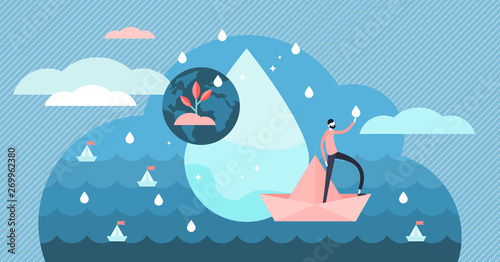 Fotomural Clean water vector illustration