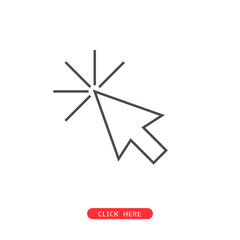 Poster - Arrow click icon