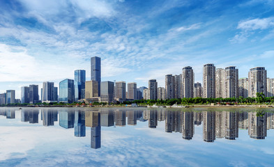 fuzhou cityscape, china