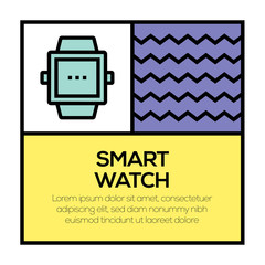 Poster - SMART WATCH ICON CONCEPT