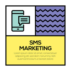 Poster - SMS MARKETING ICON CONCEPT