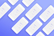 © radionastya - Background from Lot of Mockups white smartphones