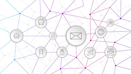 Poster - the envelope icon. From Web set