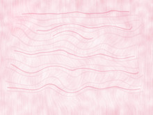 Abstract Illustration Of Flowing Pastel Pink Wavy Lines On A Pale Textured Background.  