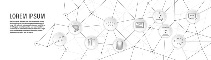 Aufkleber - correspondence bubbles icon. From Web set