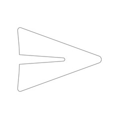 Poster - Click icon. Element of web for mobile concept and web apps icon. Outline, thin line icon for website design and development, app development