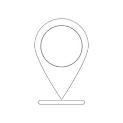 Poster - Marker icon. Element of web for mobile concept and web apps icon. Outline, thin line icon for website design and development, app development