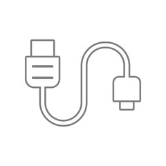 Poster - phone tablet cable icon. Element of web for mobile concept and web apps icon. Outline, thin line icon for website design and development, app development